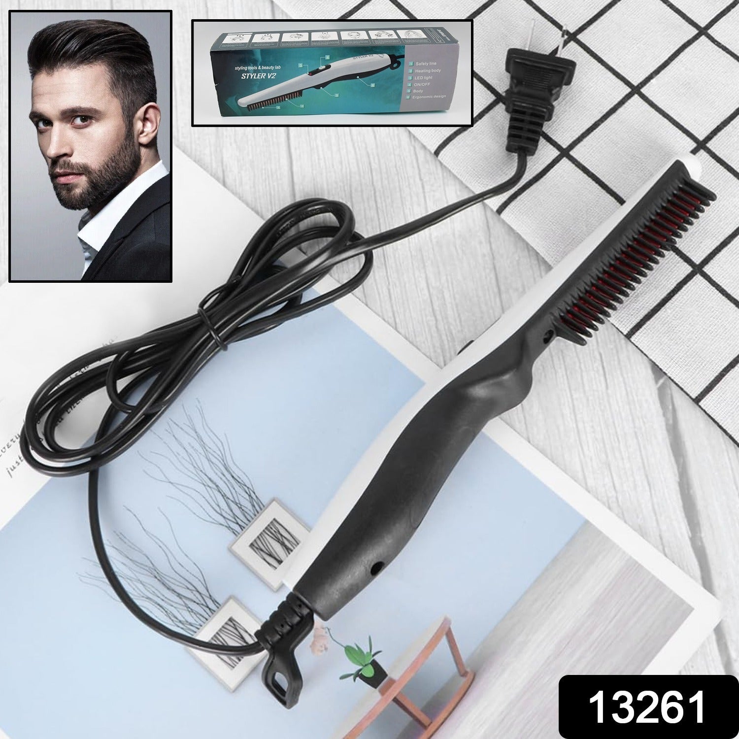 Electric Hair Straightening Comb Electric Hair Straightening Comb
